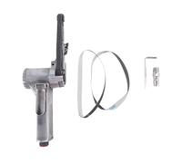 Puthernm Levigatrice A Nastro Pneumatico da 3/8 Pollici Levigatrice Ad Angolo Pneumatico Levigatrice Ad Angolo Levigatrice + Nastri Abrasivi per Levigatura di Compressori D'Aria Piccoli