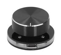 Puthernm Manopola di Controllo del Volume USB per Multimedia di Tipo C Multimedia C Multimedia C Multimedia C -Regolazione dei Supporti Esterni con Illuminazione RGB