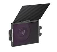 Puthernm Matte Box con Vassoio Portafiltro da 4 Pollici X 5,65 Pollici Bandiera in Fibra di Carbonio per Fotocamera DSLR Mirrorless con Obiettivo da 67/72/77/82 mm