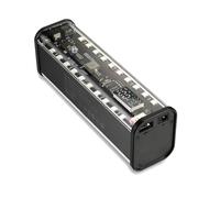 Puthernm per Power Bank 8x 18650 22.5W Ricarica Veloce DIY Scatola Batteria Display Digitale Power Bank USB Tipo C DC5.5x 2.1 Uscita Nera