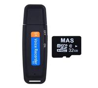 Puthernm Piccolo Registratore Vocale USB Mini Registratore Vocale Digitale Penna per Registratore Audio Dittafono MiniSound da 32 GB per Interviste di Riunioni