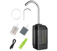 Puthernm Pompa d'Aria Portatile con Sensore Intelligente Automatico, Pompa per Ossigeno da Pesca con Funzione di Luce per Esche e Pompa per Acqua.