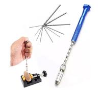 Puthernm Set di punte a mano a vite con punte elicoidali di tipo Mini da 0,5 a 3 mm