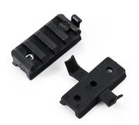 Puthernm Slider per Binario con Clip per Torcia per In Nylon con Guida In Nylon Accessori per Universale da 20 mm Clip per Torcia 1 Paio(A)