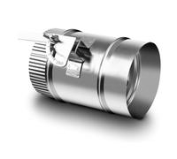 Puthernm Smorzatore di Volume Manuale per Condotto HVAC da 4 Pollici con Manicotto Zincato Regolabile Condotto del Flusso D'Aria HVACBilanciamento 'Aria per HVAC, Cappa da Cucina Durevole