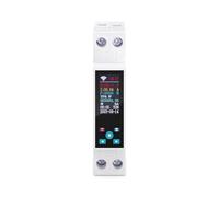 Puthernm Tuya 50A WIFI Smart Switch Interruttore Automatico Contatore di Energia LCD KWh Misurazione Della Potenza Relè Timer Controllo Remoto Vita Intelligente
