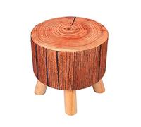 PUTHLLA Poggiapiedi Moderno Rotondo Creativo, Grazioso poggiapiedi in Tessuto di Lino per Qualsiasi Stanza, Decorazione della casa-c 12x12 Pollici