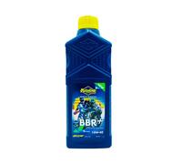 PUTOLINE N-TECH BBR+ 10W40 olio BASE ORGANICA MOTO CROSS JASO MA2 1 litro PT05