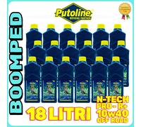PUTOLINE N-TECH PRO R+ 10W40 olio sintetico MOTO CROSS JASO MA2 18 litri 18PT01