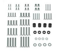 PUTORSEN Kit Hardware di Montaggio Universale Compatibile con Televisori fino a 90 Pollici, include viti M4, M5, M6 e M8, Rondelle e Distanziali, Kit Viti VESA per Staffa TV, Argento