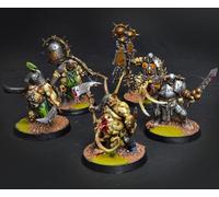 Putrid Blightkings Maggotkin Nurgle - età del sigmar COMMISSIONE dipinto