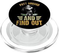 Putt Around And Find Out Funny Golf Citazione PopSockets PopGrip per MagSafe