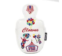 Putter Cover | PU Magnet Closure Waterproof Golf Head Cover, Clown Design | Mallet Protector, Sports Supplies For Sports Lovers, Father's Day, Thanksgiving