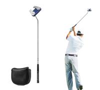 Putter da golf da uomo, a due vie, per uso con mano destra e sinistra, putter da golf regolabile per allenamento swing indoor outdoor golf attrezzatura da campo accessorio eccellente puter in acciaio