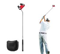 Putter da golf da uomo, a due vie, per uso con mano destra e sinistra, putter da golf regolabile per allenamento swing indoor outdoor golf attrezzatura da campo accessorio eccellente puter in acciaio