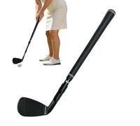 Putter da golf in lega di alluminio 42 cm | Supporto per esercizi con manico telescopico per aree di esercizio in giardino, interni ed esterni, uomini e donne, regolabile, portatile, resistente coppia