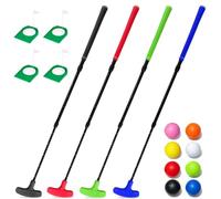 Putter da golf per bambini a due vie, lunghezza regolabile con 5 palline da allenamento
