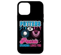 Putters or Pearls Grandma Loves You Baby Rivela il sesso del golf Custodia per iPhone 12 mini