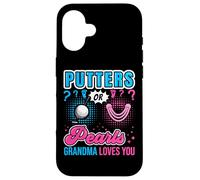 Putters or Pearls Grandma Loves You Baby Rivela il sesso del golf Custodia per iPhone 16