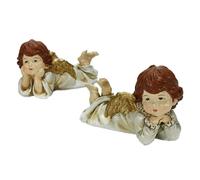 Puttini angeli cherubini con ali decorazioni addobbi natalizi set da 2 idea rega