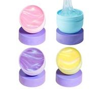 Putty for Kids, 4 Pieces Stretchy Toy, Sparkling Kids with Soft Texture, Desk Toy, Fun Putty with Glitter Colors, Sensory Play Accessory for Adults Boys Girls Teens Desk Classroom Play Home Scho
