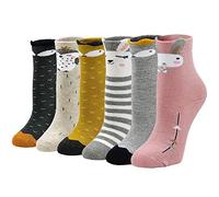 PUTUO Calzini Bambina Calze Invernali: Calze Termiche in Cotone per Bimba - Calzini Caldo Inverno per Bambini 2-4 anni 6 Paia taglia 20-22