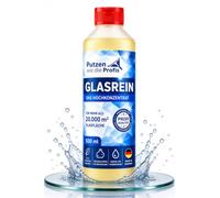 Putzen wie die Profis Detergente concentrato per vetri Professionale | Detergente lavavetri con effetto Lotus | Per superfici lisce e in vetro | Prodotto di Glasrein non testato sugli animali (500 ml)