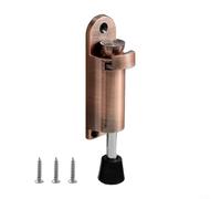 Puupaa Fermaporta resistente per montaggio a pavimento, con forte base a ventosa, chiusura magnetica per porte interne ed esterne (bronzo rosso)