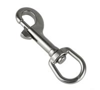 Puupaa Gancio per immersioni in acciaio inox resistente, fibbia a molla girevole per attrezzatura tecnica subacquea, campeggio (65 mm)