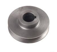 Puupaa Puleggia a Cinghia a V, Puleggia a Scanalatura Singola di Tipo A per Motore e Compressore d'Aria, Ruota di Trasmissione in Ghisa per Utensili Elettrici, Grigio (24x100)