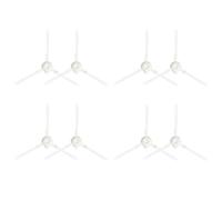 Puupaa Set di spazzole laterali di ricambio, confezione da 8 per robot aspirapolvere Rowenta X-Plorer serie 20/40/45/50, compatibile con ZR720002