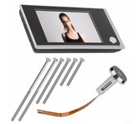 Puupaa Spioncino digitale wireless con schermo LCD da 3,5 pollici 720P HD Smart Doorbell Security Camera con grandangolo a 120 ° per il monitoraggio domestico