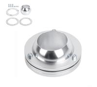 Puupaa Supporto da pavimento con base rotante da 2 pollici per piantone dello sterzo dell'auto, staffa in lega di alluminio girevole a 360 gradi, parte di modifica auto