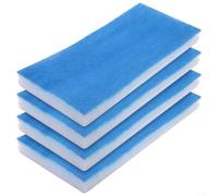Puupaa Vernice Spray Booth Filter Material Double Layer Fiber Cotton Construction Air Purification System, 40x18.5x1.5 cm (4PCS)