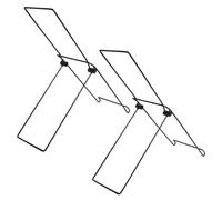 Puwaiio Supporto Portatile per Pannello Solare | 2 Pezzi Leggeri Pieghevoli Regolabili,da Terra per Pannelli - per Campeggio Escursionismo Zaino in Spalla Passeggiate Picnic Barbecue