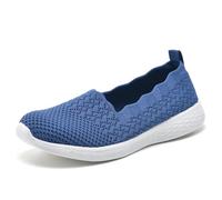 Puxowe Scarpe da Donna Slip On Scarpe Sportive Leggere e Traspiranti Scarpe comode per Il Tempo Libero Scarpe da Passeggio Fitness all'aperto 38.5 EU Blu Zaffiro Weit