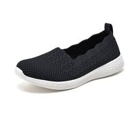 Puxowe Scarpe da Donna Slip On Scarpe Sportive Leggere e Traspiranti Scarpe comode per Il Tempo Libero Scarpe da Passeggio Fitness all'aperto 37 EU Nero Weit