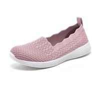 Puxowe Scarpe da Donna Slip On Scarpe Sportive Leggere e Traspiranti Scarpe comode per Il Tempo Libero Scarpe da Passeggio Fitness all'aperto 39 EU Rosa Weit