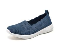 Puxowe Scarpe da Donna Slip On Scarpe Sportive Leggere e Traspiranti Scarpe comode per Il Tempo Libero Scarpe da Passeggio Fitness all'aperto 39.5 EU Azzurro Weit