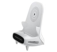 PUXZYAX Supporto per stazione di ricarica wireless con tecnologia Smart Dual Chip che abbina automaticamente i requisiti del dispositivo per un supporto