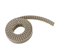 PUYEN Cinghia dentata aperta sincrona tipo XL in PU bianco, larghezza 10/15/20 mm, passo 5,08, lunghezza 1/2/3/4/5/6/7/8/9/10 m(6M,10mm)