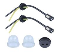 PUYEN Gruppo passacavo a 2 fori for tubi del carburante adatto for H//o//n//d//a GX31 GX35 GX35NT GX22 GX25 con kit di innesco filtro for macchina motore da giardino