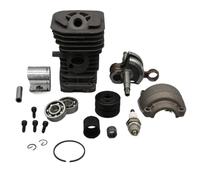 PUYEN Kit Motore con Guarnizione Olio, Cilindro, Albero Motore, Cuscinetto a manovella, pistone da 38 mm // 40 mm for Moto H/U/S/Q/V//A/R/N/A 136 137 141 142 530069941(HUS137 38MM)