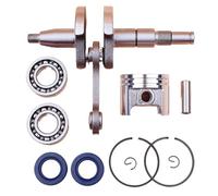 PUYEN Kit paraolio cuscinetto albero motore e anello pistone da 37 mm adatto for S//T//I//H//L MS170 MS 170 017 Parti del della motosega
