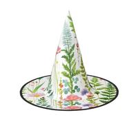 PUYhgb Cappello di Halloween con stampa primaverile di erbe aromatiche, leggero, per feste di Halloween/carnevale, taglia unica