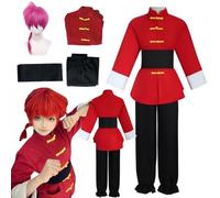 Puykzkuer Ranma 2/1 Cosplay Costume Kung Fu Outfit Donna Halloween Set Completo Adulto