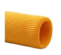 PUYUNA Striscia a Coste in Elastan a Maglia, Tessuto Elasticizzato Spesso 7x40 cm, Accessori for Cucire Vestiti e Pantaloni (2 Pezzi)(Golden)