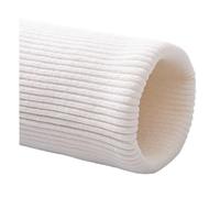 PUYUNA Striscia a Coste in Elastan a Maglia, Tessuto Elasticizzato Spesso 7x40 cm, Accessori for Cucire Vestiti e Pantaloni (2 Pezzi)(Ivory)