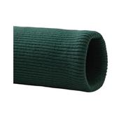 PUYUNA Striscia a Coste in Elastan Lavorata a Maglia, Tessuto a Larghe Elastiche in Cotone 40X7cm (Rosa)(Emerald)