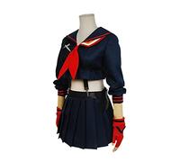 PUYYDS Anime Kill La Kill Cosplay Matoi Ryuuko Costume da Donna Uniforme Scolastica Gonna Vestito da Marinaio Costume di Carnevale di Halloween